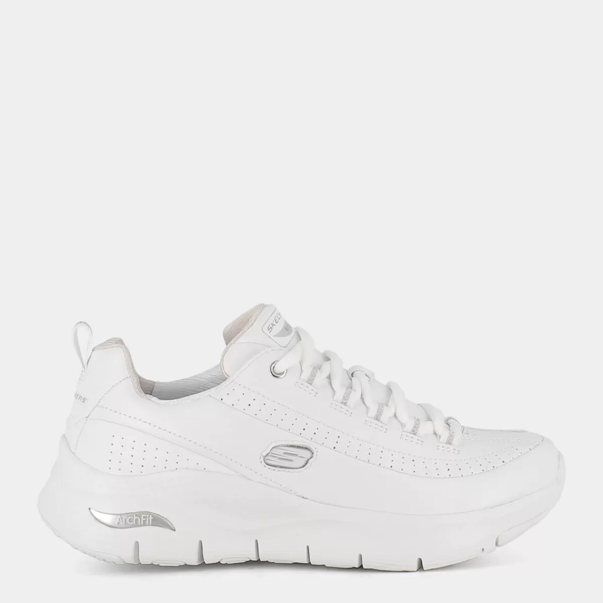 149146ARCH FITWhite/ Silver / White- SPORTIVE^SKECHERS Outlet