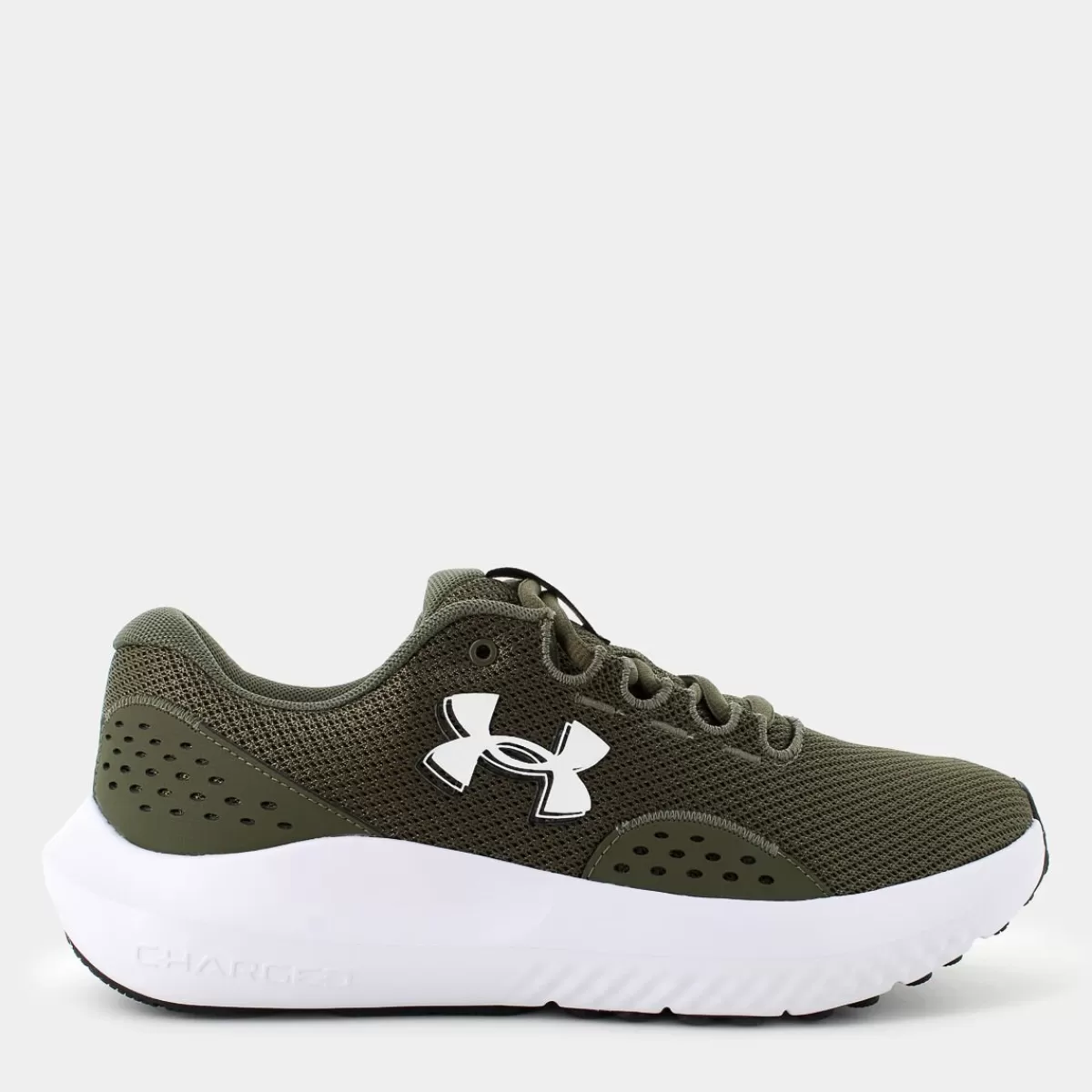 3027000CHARGED SURGE 4MARINE OD GREEN/WHITE- SPORTIVE^UNDER ARMOUR Shop