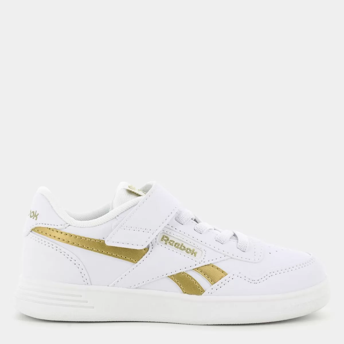 100208355COURT ADVANCEWHITE/GOLD METALLIC- SPORTIVE^REEBOK Fashion