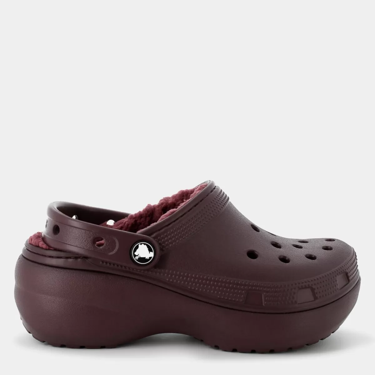 CR.207938Classic Platform Lined Clog WDark Cherry- CIABATTE^CROCS Cheap