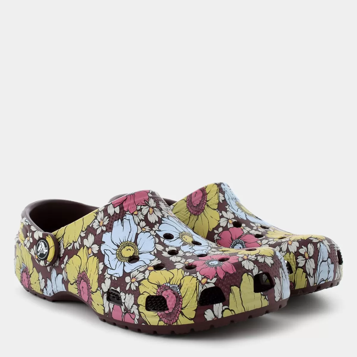 CR.208954Classic Retro Floral ClogDark Cherry/Multi- CIABATTE^CROCS New