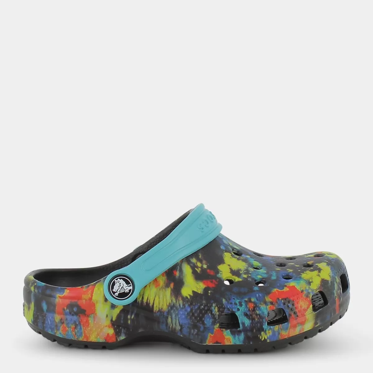 CR.206995Classic TieDye Graphic ClogTurq Tonic/Mullti- CIABATTE^CROCS Shop