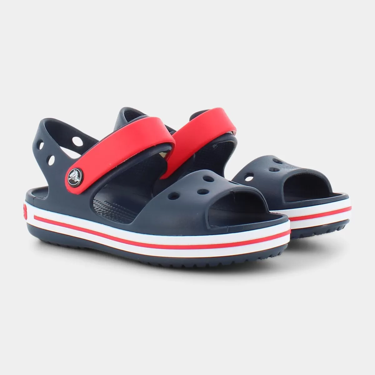 CR.12856Crocband Sandalo KNAVY/RED- CIABATTE^CROCS Sale