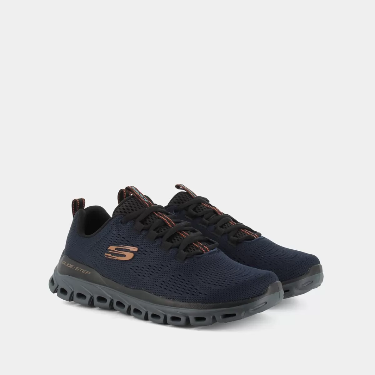 232136GLIDE-STEPNavy Mesh/Orange- SPORTIVE^SKECHERS Cheap