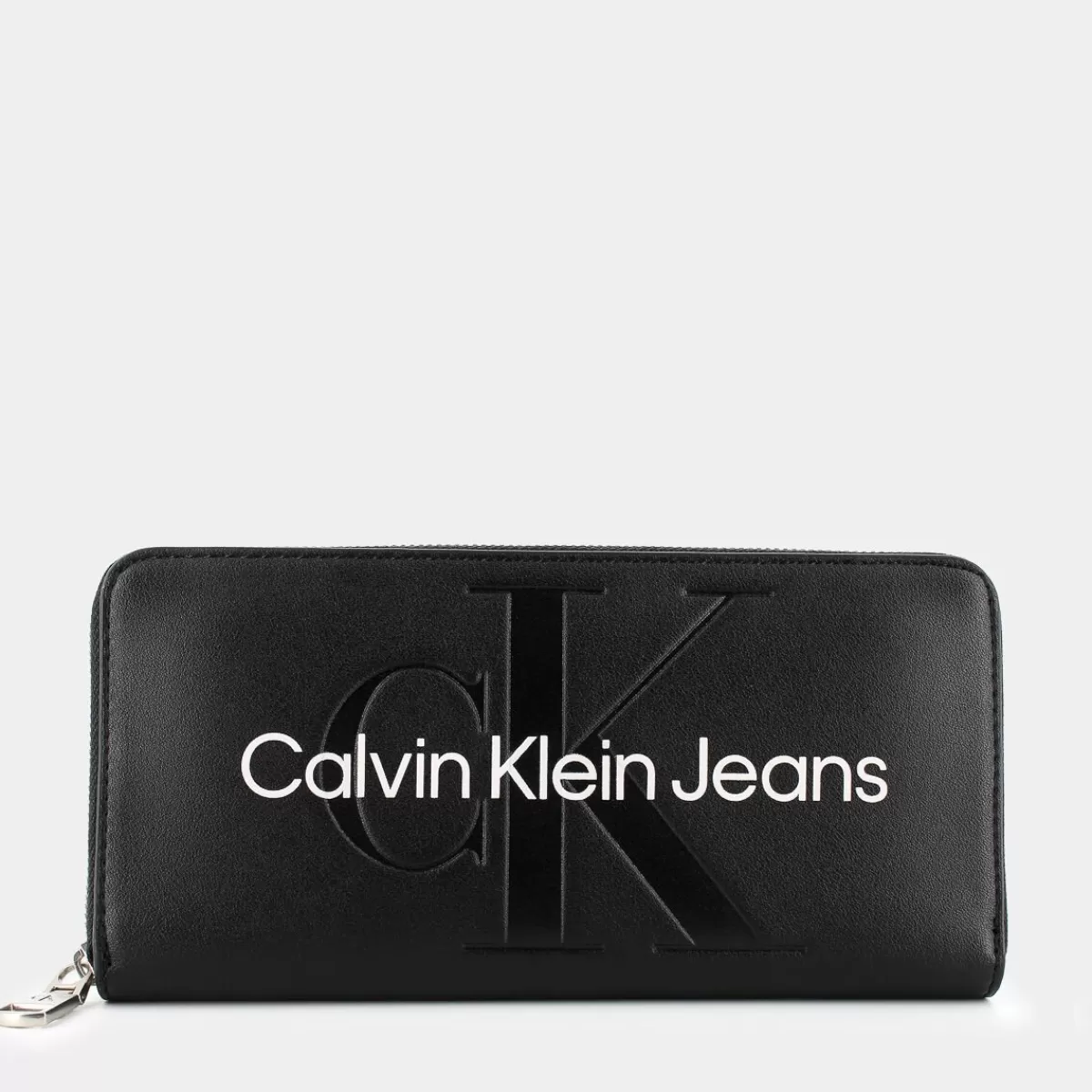 07634-0GQSCULPTED ZIP AROUND MONOBLACK- PICCOLA PELLETTERIA^CALVIN KLEIN JEANS Cheap