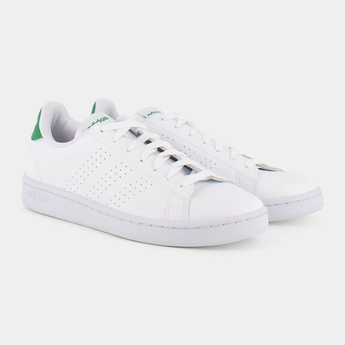 GZ5300ADVANTAGEWHT/WHT/GREEN- SPORTIVE^ADIDAS Clearance