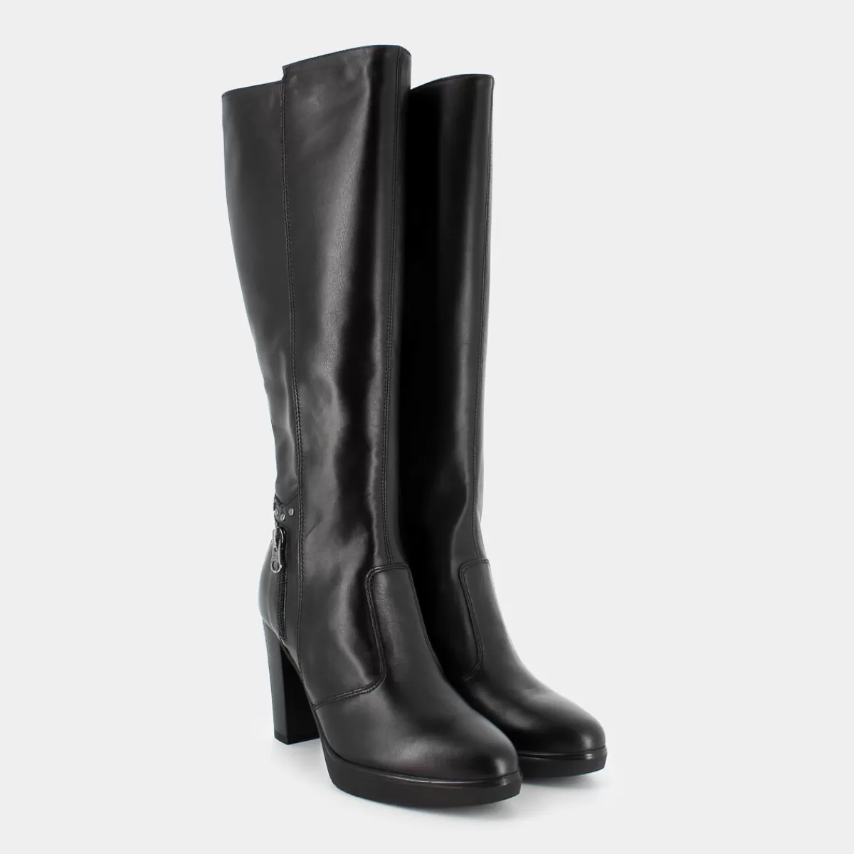I411730D- STIVALI^NERO GIARDINI Hot
