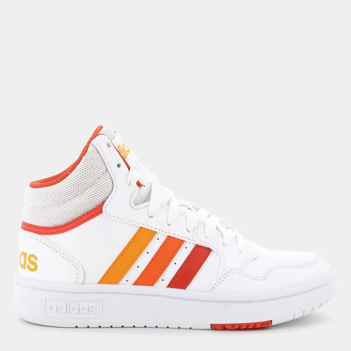 IH0181HOOPS 3FTWWHT/PRERED/ORANGE- SPORTIVE^ADIDAS Hot