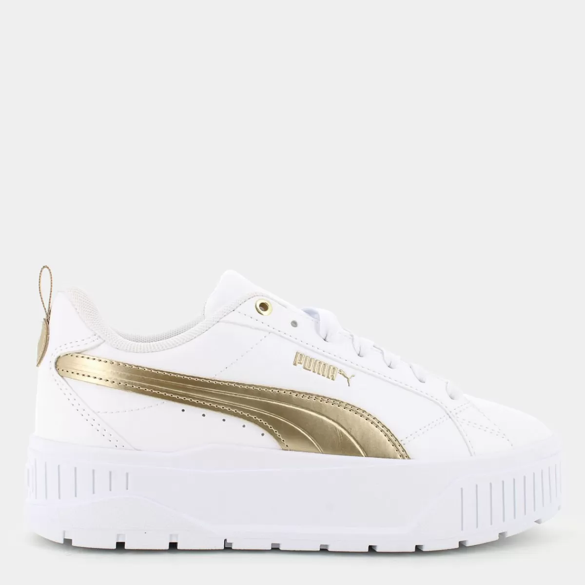 398892KARMEN II METALLIC DREAMWhite/Matte Gold- SPORTIVE^PUMA Fashion