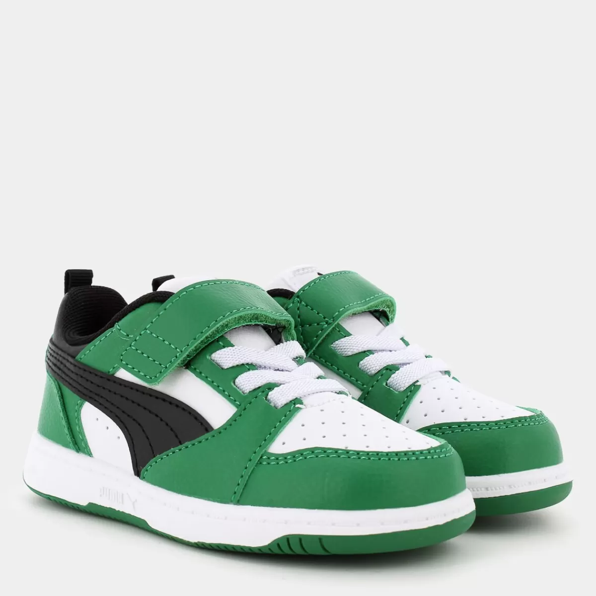 397420REBOUND V6White/Black/Archive Green- PRIMI PASSI^PUMA New